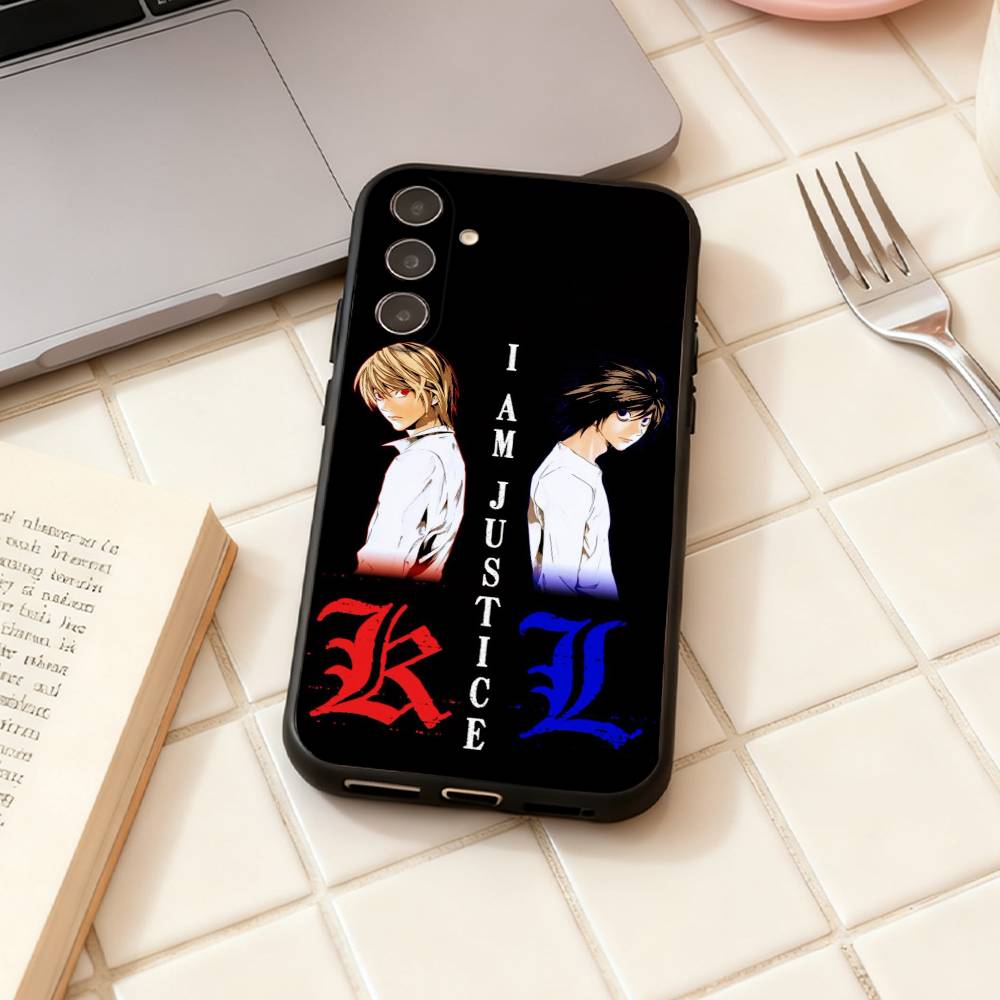 D-Death Anime N-Note  Phone Case For Samsung Galaxy A73,A72,A71,A70,A53,A52,A51,Others Soft Black Shell