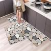 Anti Fatigue Kitchen Rugs, OneHouse plant Print Waterproof Non-Slip Thick Cushioned Kitchen Mat Heavy Duty Comfort Standing Mat for Kitchen