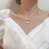 100% Natural Baroque Freshwater Pearl 14K Gold Filled Female Asymmetry Chains Necklace For Women Valentine's Day Gifts