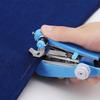 Handheld Sewing Machine Protable Outdoor Travel Clothes Fabrics DIY Home Stitchin Sew Tool Mini Manual Stitch Needlework Machine