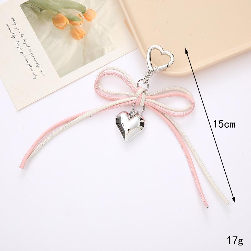 Creative Pearl Bow Pendant Keychain: Exquisite Gift Accessory for Bag or Phone Case