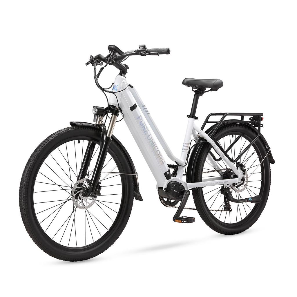 PURE UNICORN U8 500W Mid-Drive Commuter E-Bike 48V 14AHSamsung Battery