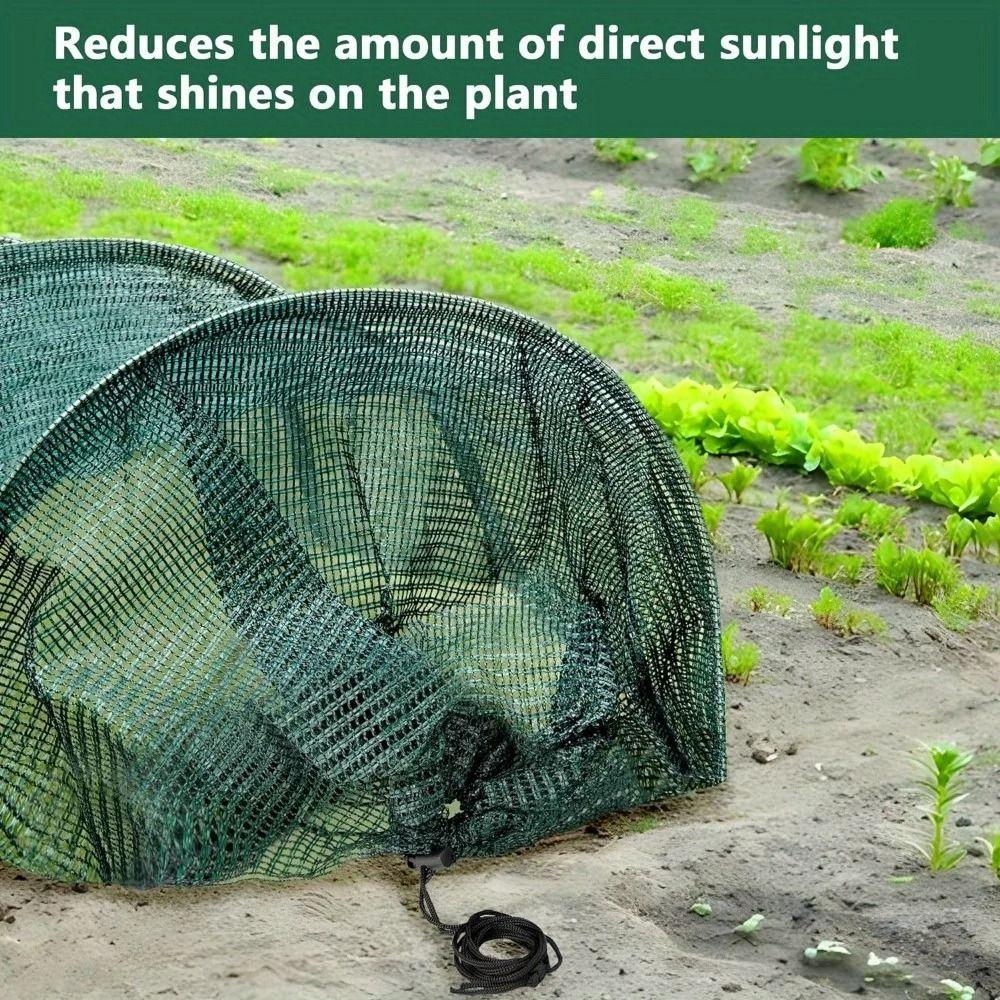 Metal Frame Garden Tunnel Shade Net Cloche Hoops Garden Tunnel Greenhouse for Plant Protection