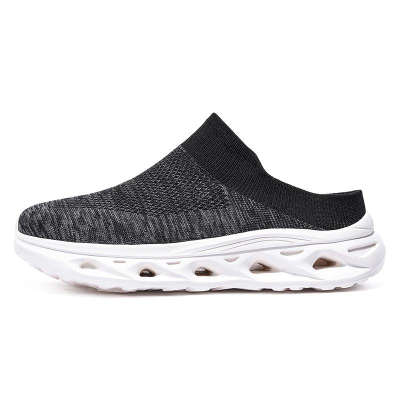 Large Size Men's Shoes Breathable Mesh Socks Shoes Casual Fly-woven Sports Shoes Couple Hiking Shoes Men