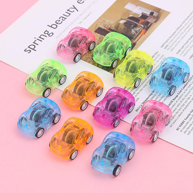 Mini Inertial Simulation Transparent Car Model Children Toy Entertainment For