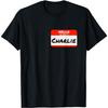 Charlie Namensschild Aufkleber Hallo Mein Name Ist Charlie T-Shirt