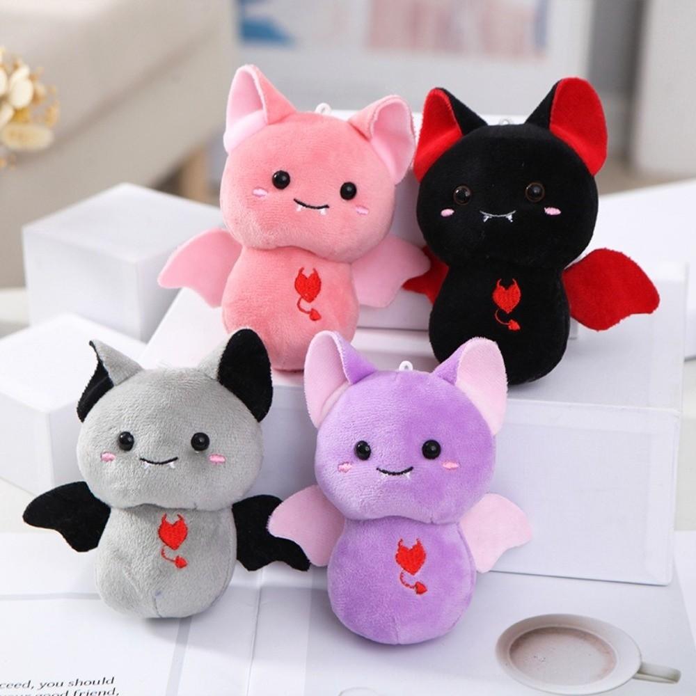 PP Cotton Bat Plush Keychain Cartoon Stuffed Toy New Halloween Bag Pendant Daily Use