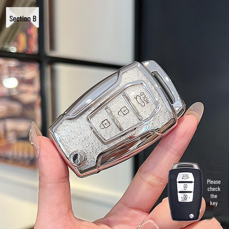 Ssangyong Korando Rexton Crystal Remote Key Protective Cover Set