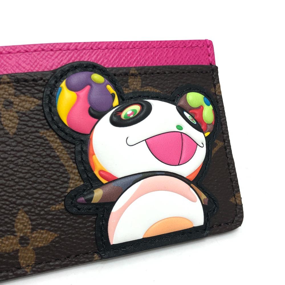 Louis Vuitton M13439 LV × TM Porte Cult-Simple Murakami Takashi Panda Card Case