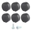 6pcs Threshold Caps Covers Black Automobile Accessory Parts 66788900 Fit for Transporter Kombi T5 T5.1 T6
