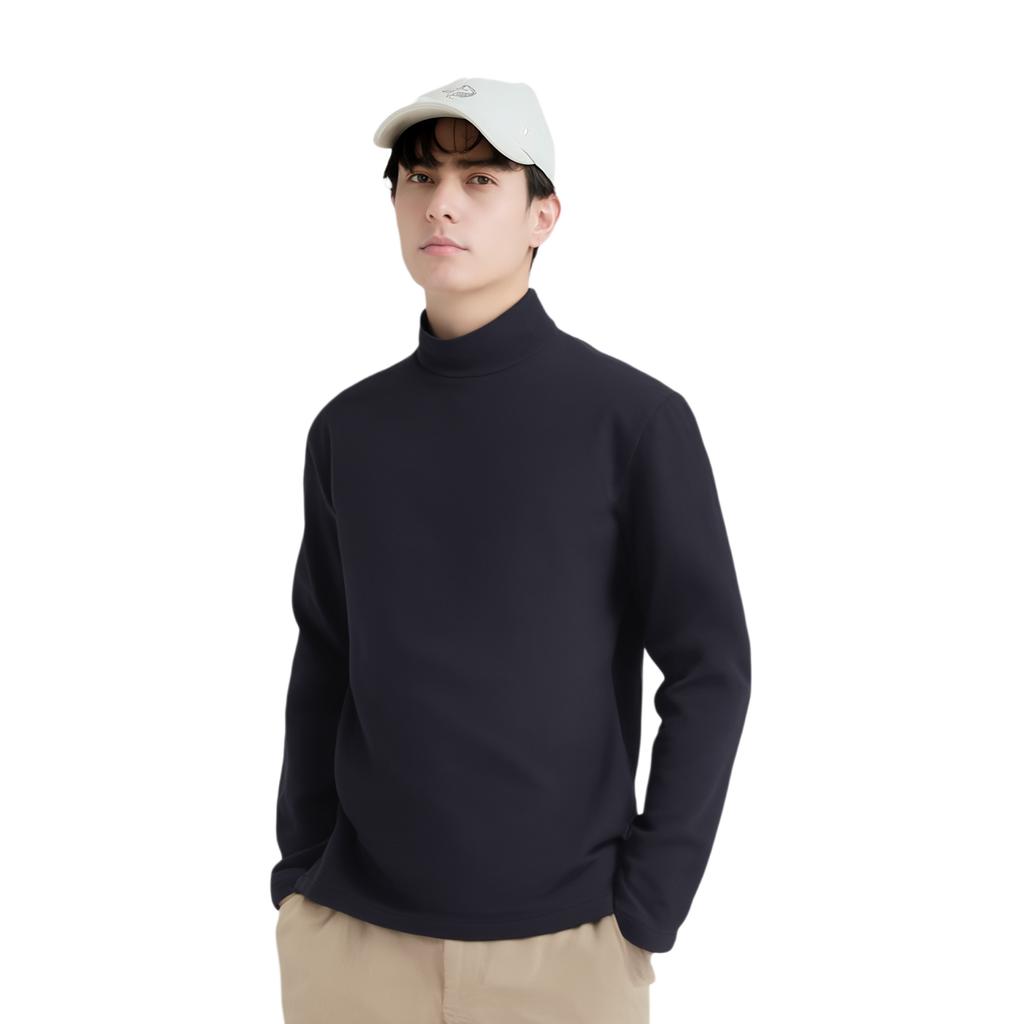Uniqlo Jil Sander Collaboration FW20 Cotton Comfortable T-Shirt Men Tops Navy 436135-69
