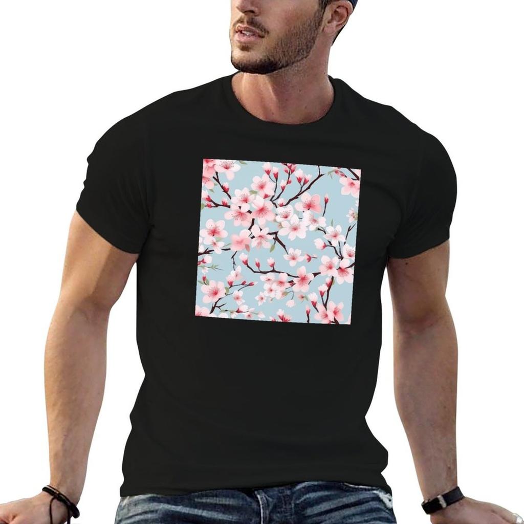 Cherry Blossoms Tshirt Oversize Tshirts Unisex Animal Prinfor Boys Tshirts For Unisex