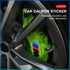 6pcs/Set Sport Car Brake Caliper 3D Sticker Auto Wheel Hub Stickers For BMW E34 E46 E39 E38 E90 E60 E36 F30 F30 F10 E92 E38 E91 G30 G38 M3 M5
