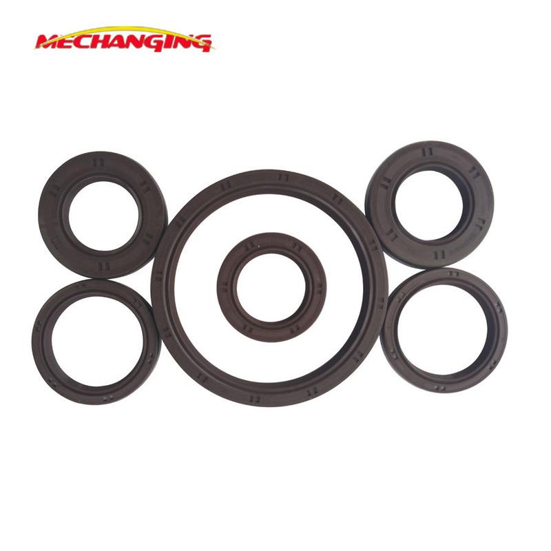 FOR SUBARU LEGACY V 2.0L EJ204 FB20EJ204 6PCS Crankshaft Oil Seal Engine Gasket 806786040