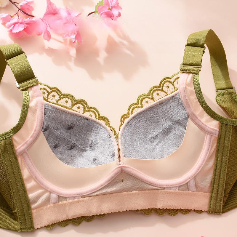 Gather Bra Women's Anti Sagging Bra Adjusted Bra Without Steel Ring Bra