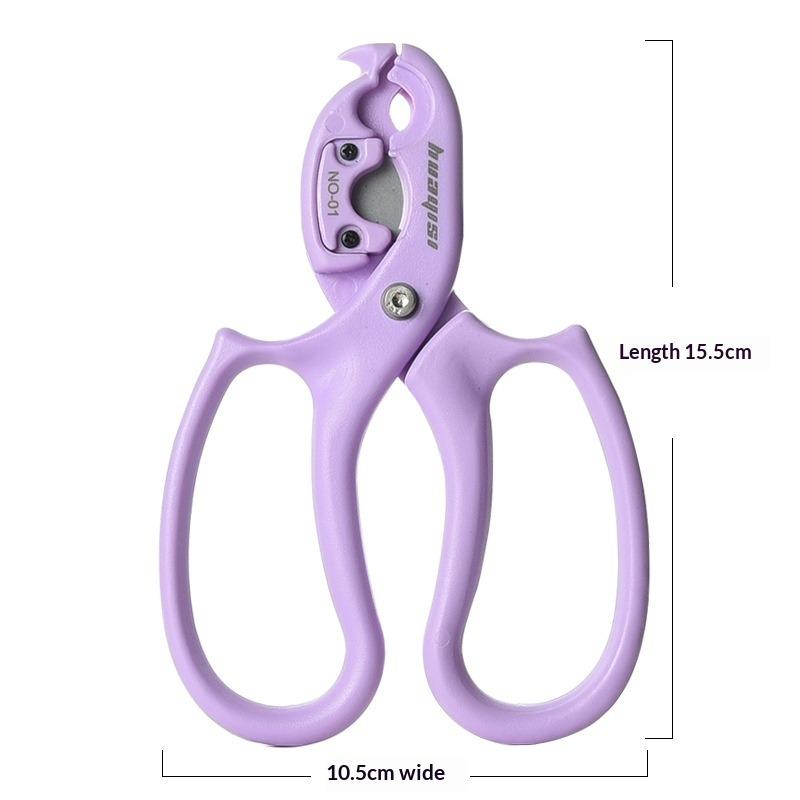 2-in-1 Floral Scissors | Stainless Steel Gardening Shears, Rose Thorn Remover, Flower Branch Pruning Shears for Florists & Flower Arranging - 1pc
