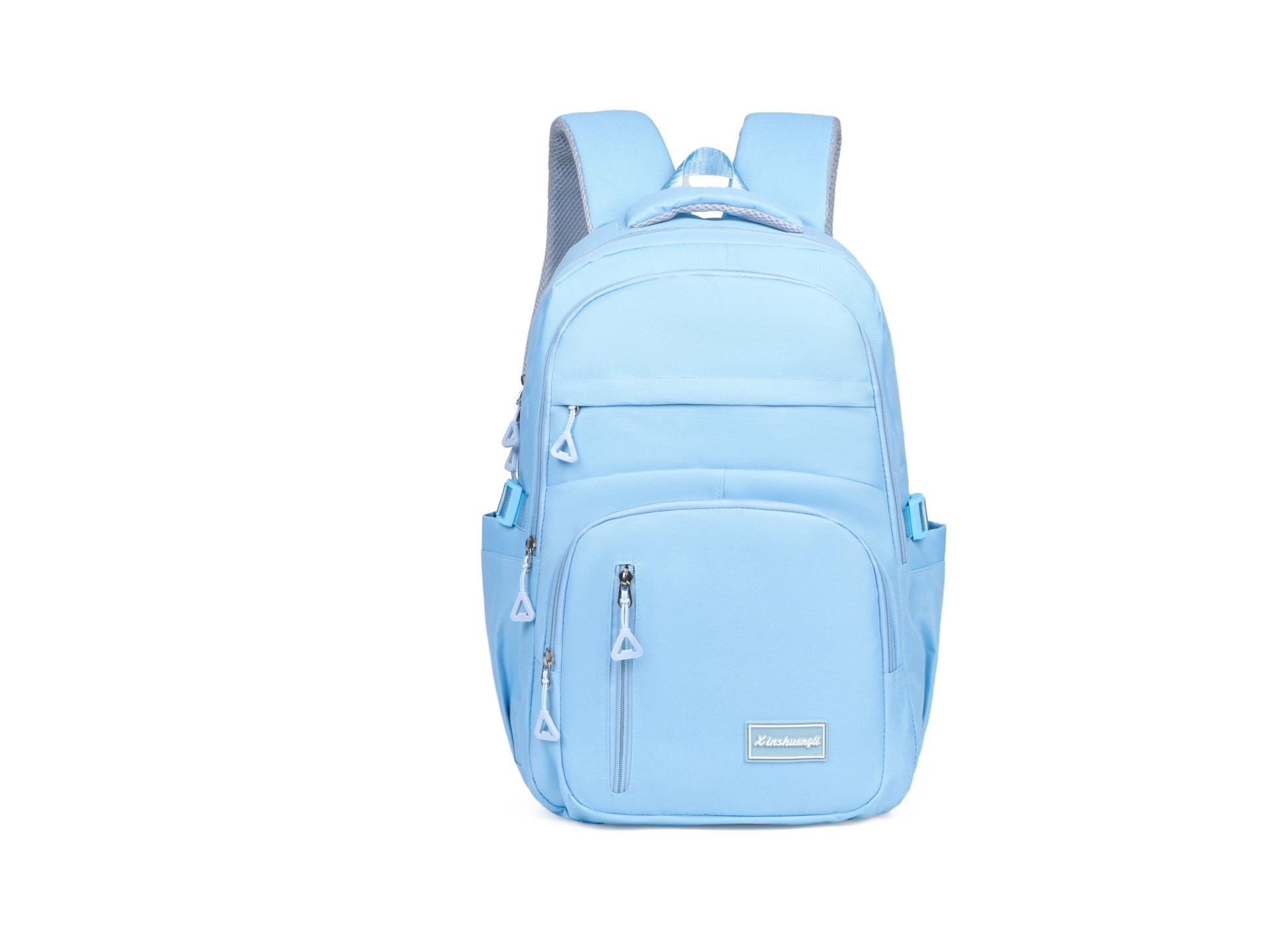 

Versatile Large Capacity Backpack for Students - Multi-Compartment & Trendy синій