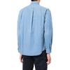 Polo Ralph Lauren Solid Color Polo Collar Long Sleeve Shirt Men Shirts Blue 710864176-001