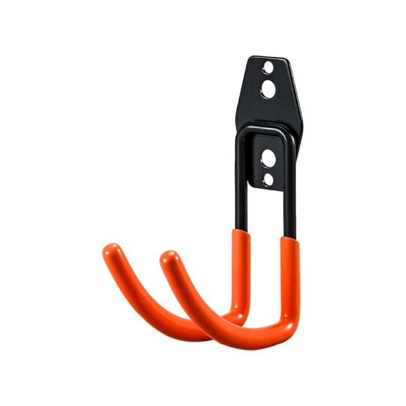 Wytrzymały metalowy haczyk ścienny do długotrwałego użytku, trzyma przedmioty, narzędzia, do przechowywania w łazience, łatwy montaż, solidne żelazo, buduje