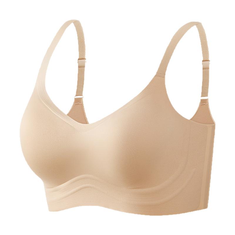 Traceless Liquid Foundation Small Large Expansion Comic Bra White T Invisible Beauty Back Integrated Bra