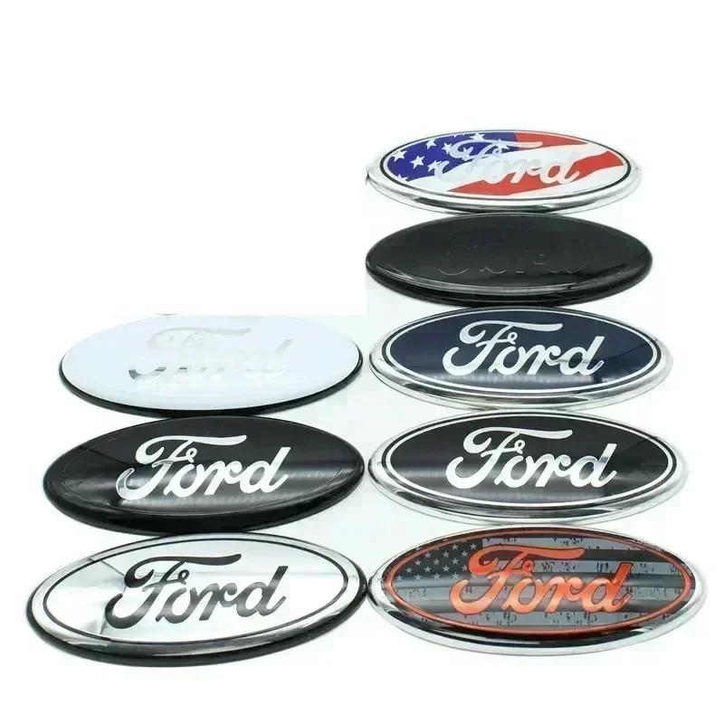 Car Sticker Ford 2025 Hot 7/9 Inch Emblem for Ford Explorer Edge TAURUS F150 Ranger Fiesta Mondeo Focus 3 Transit Car Front Hood