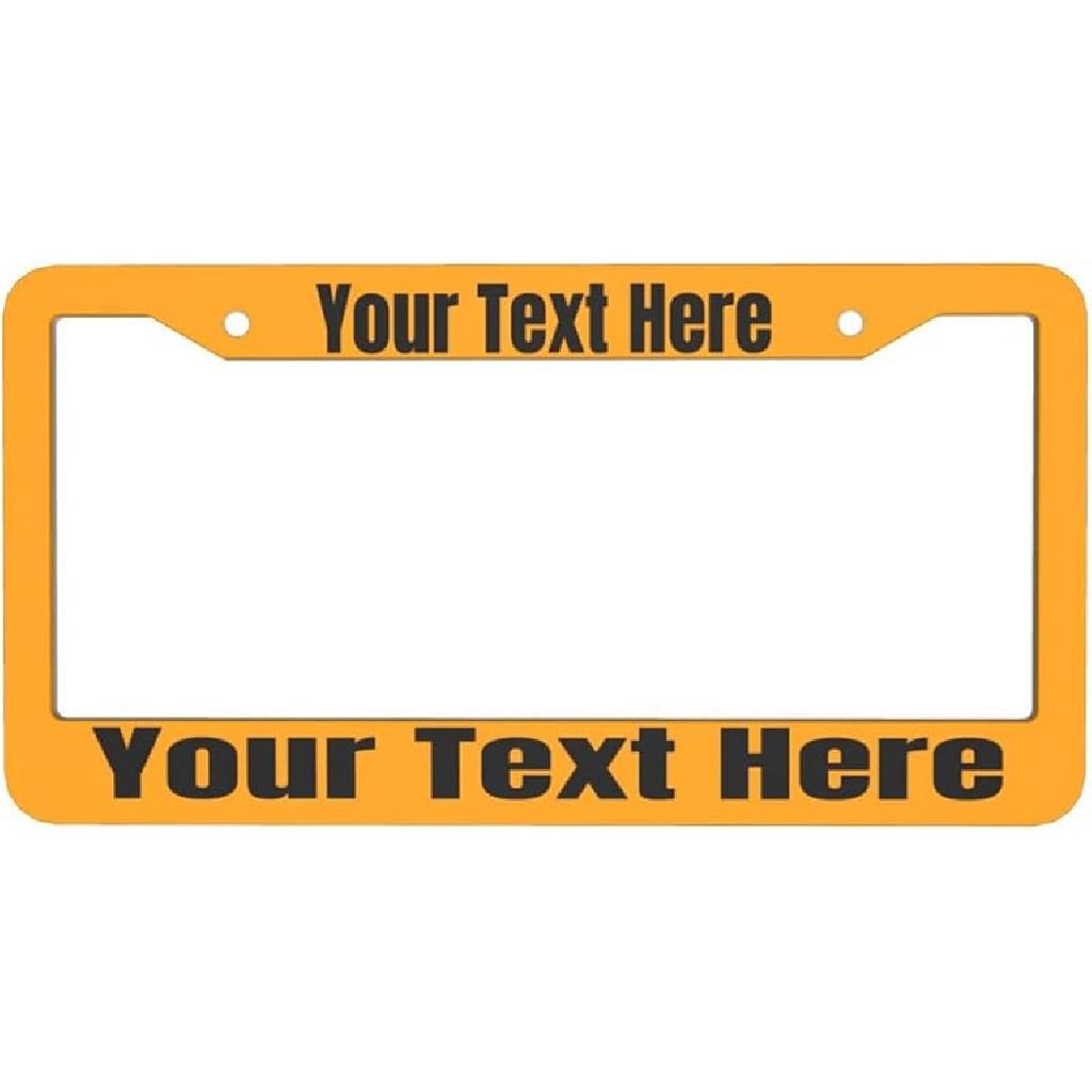License Plate Frame Personalized License Plate Frame for Cars License Plate Frames Customized Design License Plate Holder Customize Funny Car