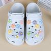 14PCS Fashion Shoe Charms Set Accessories Hole Shoe Buckle Cute Colorful Flowers Resin DIY Shoes Decorations for Bogg Bag