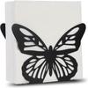 Paper Towel Holder Creativity Stainless Steel Butterfly Shape Napkin Holder Exquisite Wear-resistant Tissue Vertical Stand