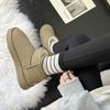 Zhou Dongyu Same Mini Fur Integrated Snow Boots 2025 Winter Non-slip Piled Thickened Short Cotton Shoes Women