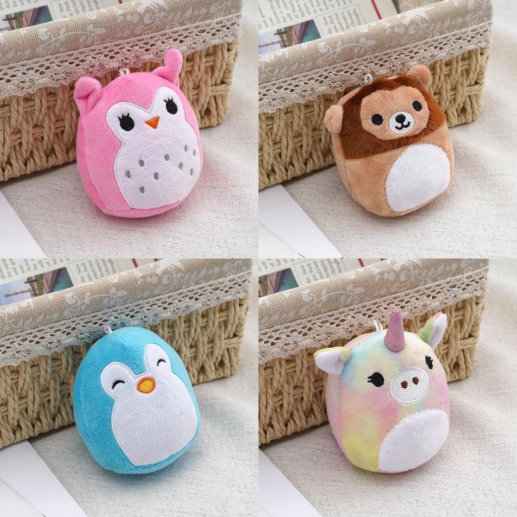 Cozy Squishallow Keychain Bear Plush Toy For Children Gift