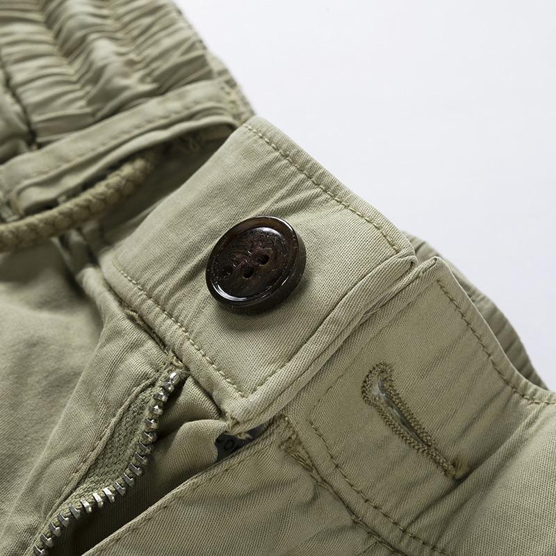 BAPAI New Pánské módní šortky Bavlna Ležérní Léto Pracovní Combat Kalhoty Klasické krátké oversized cargo kalhoty