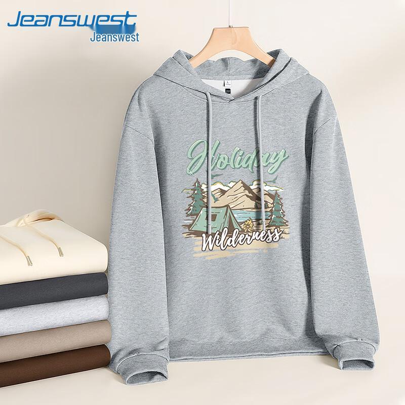 

Jeanswest Men s Trendy Loose Fit Hooded Sweatshirt 3XL