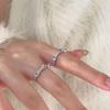 Yinruitai S925 Sterling Silver Ocean Starry Sky Moonstone Diamond Ring