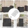 Universal Hinge Set 12 Pcs Silver 58 X 35 X 1 Mm Steel