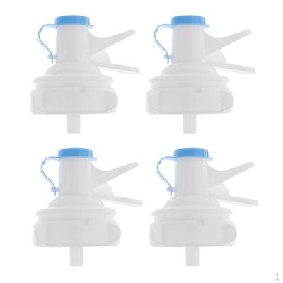 4x Water Dispenser Valve for 55mm Crown Top Drinking Bottle Reusable Jug Replacement Faucet