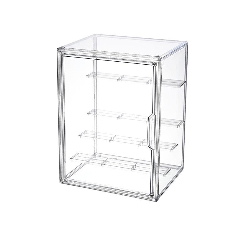 

Five-Layer Transparent Magnetic Figurine Storage Box - Dustproof Display Cabinet for Pop Mart Dolls