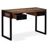 Industrial Style Desk with 2 Drawers Reclaimed Solid Wood 120 x 50 x 76 cm