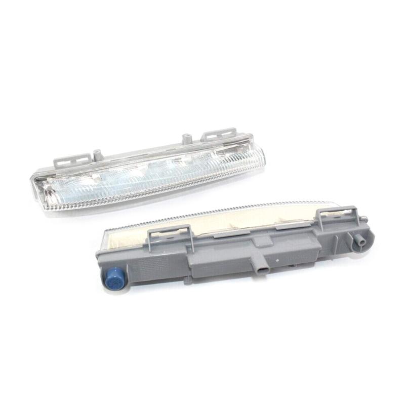 Car Daytime Running Light Waterproof Strip Auto Headlights White Turn Signal Fog Lights for Mercedes C250 C350 2012-2014