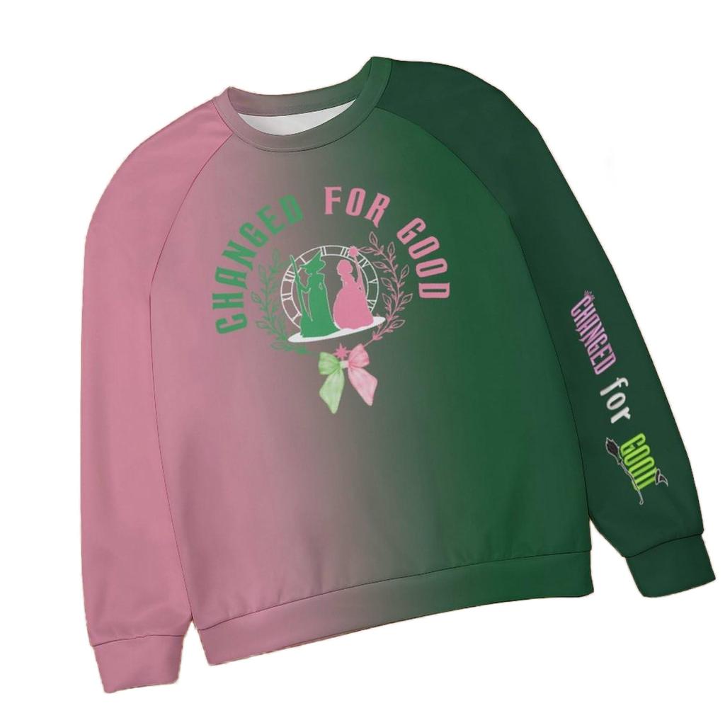 Kinder Mode Rundhals Hexenaufdruck Lässiges Sweatshirt