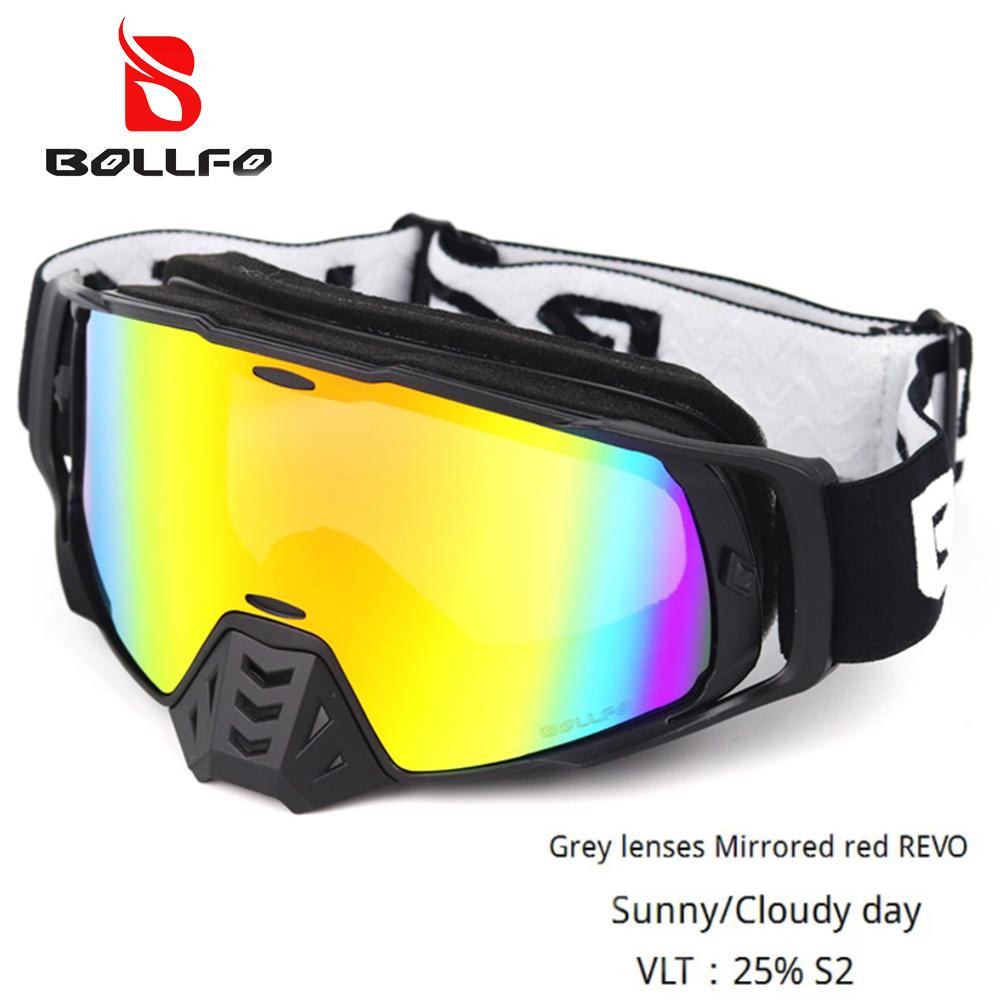 Vintage Motorcycle Goggles with Detachable Nose Pad UV400 Protective Sunglasses Dustproof Motorcycle Glasses for Desert Trails