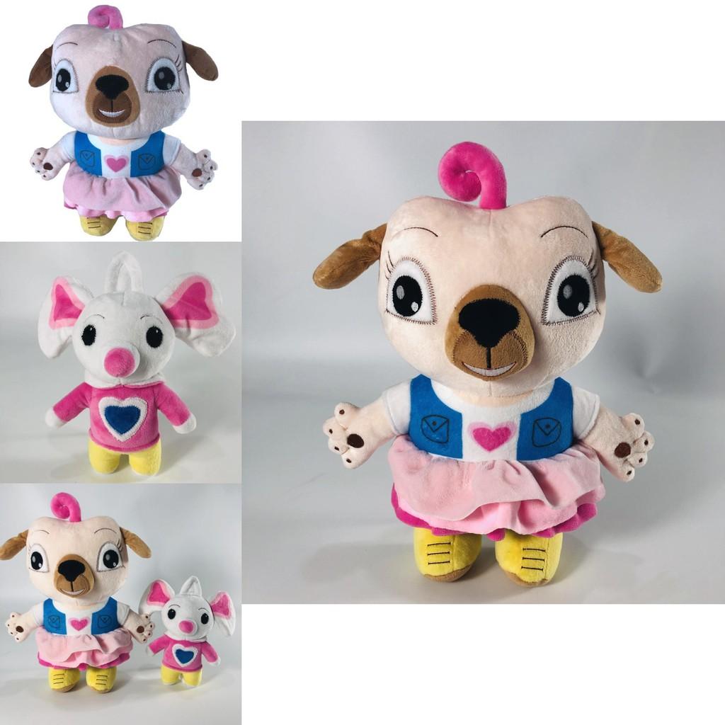 Kuscheliges Chip und Kartoffel Plüschtier Set Mops Maus Puppe