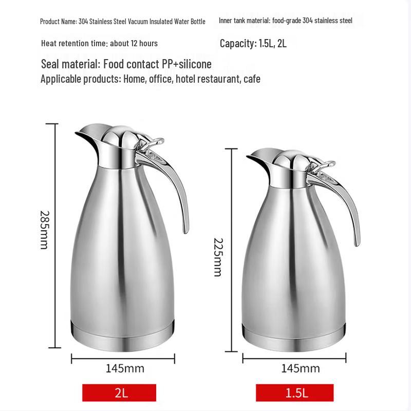 1.5L 304 Stainless Steel Thermos Flask