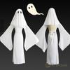 Halloween Ghost Cosplay Sexy Ghost Costume Horror Jiangshi Haunted House Cultural Festival School Festival Anime Otherworld Demon Devil Yokai Cape