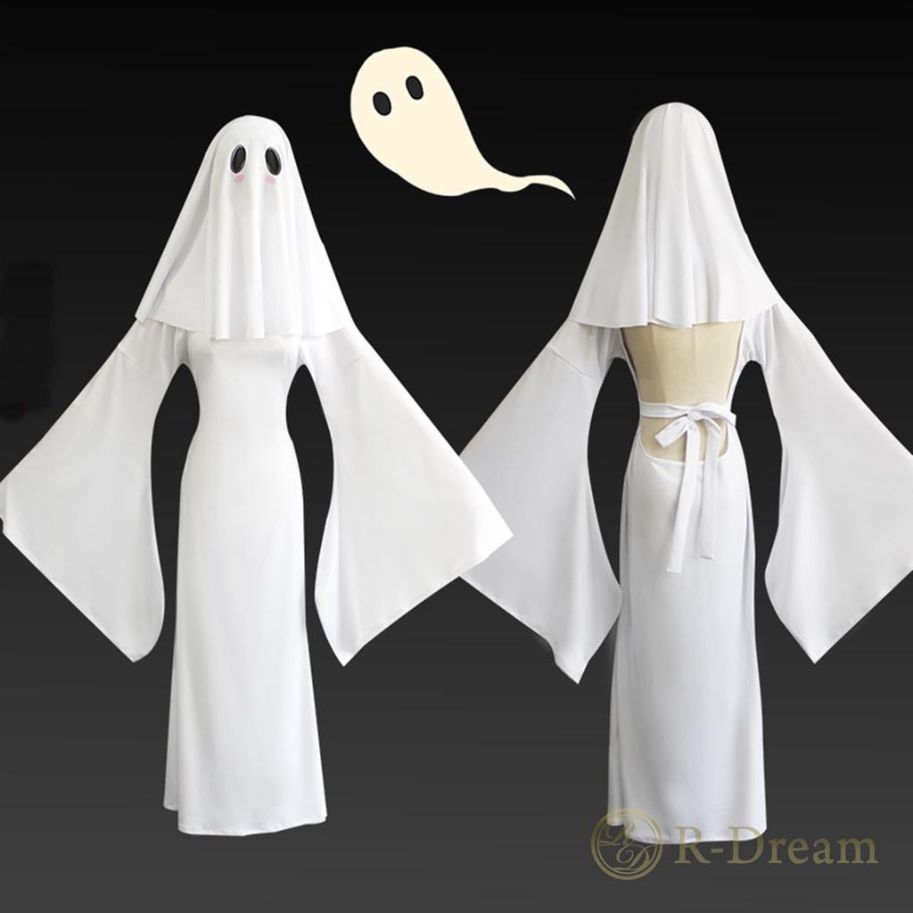 Halloween Duch Cosplay Sexy Kostým Ducha Horor Jiangshi Strašidelný Dům Kulturní Festival Školní Festival Anime Jiný Svět Démon Ďábel Jókai Plášť