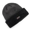 Unisex Two Tone Color Winter Hat Add Fur Lined Flanging Cap Stylish Soft Beanie Hats For Men Women Warm Outdoor Ski Sports Hat