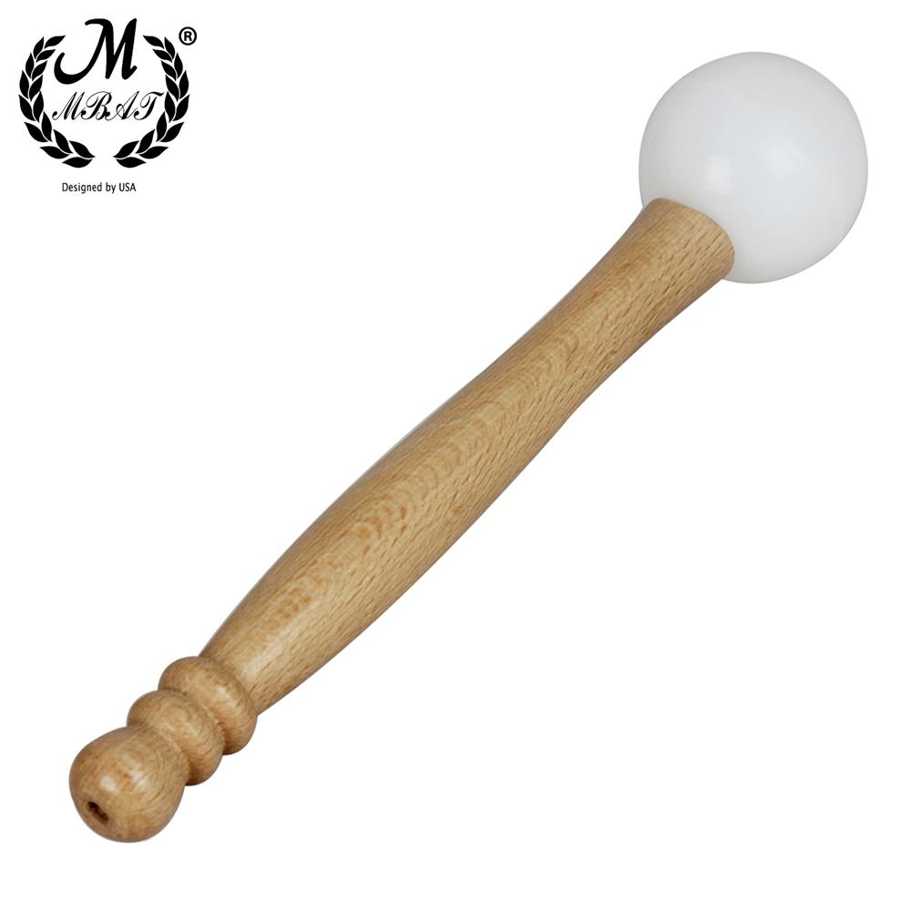 M MBAT Rubber Mallet Stick Beater For Crystal Singing Bowl Professional Buddha Sound Bowl Striker with Rubber Ring Meditation