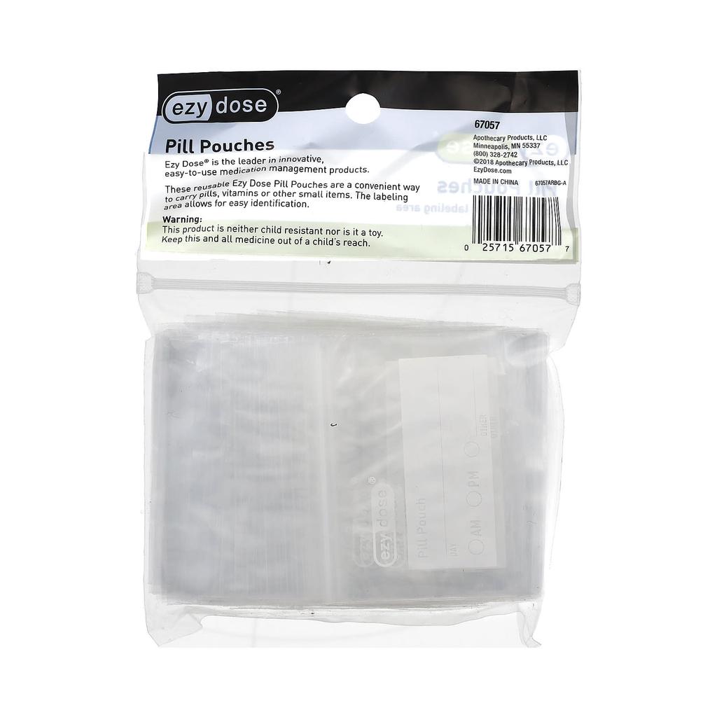 Reusable Pill Pouch, 100 Count