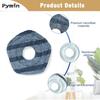 Pymin 20 Pack Replacement Accessories for eufy X10 Pro Omni Robot Vacuum Cleaner, 1 Main Brush, 4 Filter, 6 Dust Bag,4 Mop Pads, 4 Side Brush,1