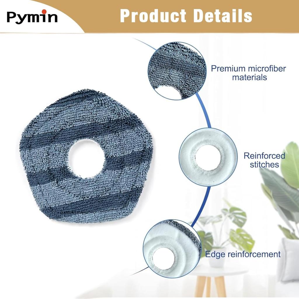 Pymin 20 Pack Replacement Accessories for eufy X10 Pro Omni Robot Vacuum Cleaner, 1 Main Brush, 4 Filter, 6 Dust Bag,4 Mop Pads, 4 Side Brush,1