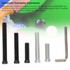 5Pcs Cue Weight Screw Set Fit for FURY Aluminum 0.3oz 0.5oz 1.0oz 1.5oz 2.0oz Pool Cue Weight Bolts
